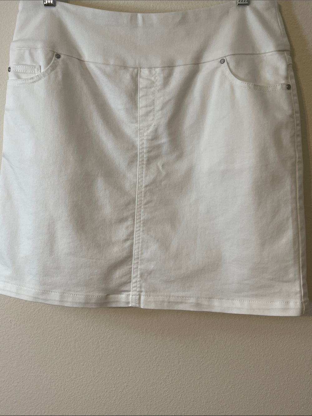 S.C. & Co. White Denim Skort - Picture 11 of 16